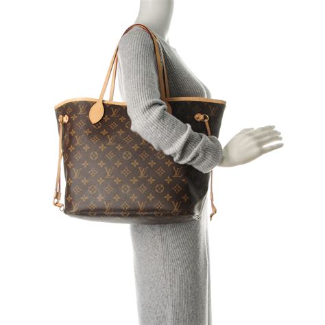 lv neverfull mm beige